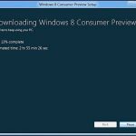 Windows 8 Consumer Preview (CP)へのアップグレード