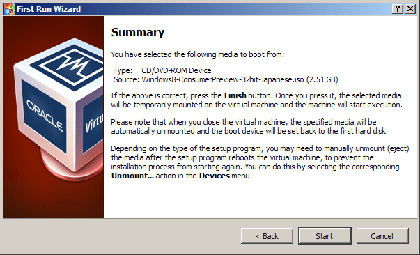 Windows 8 Consumer Preview Virtual Box - 13