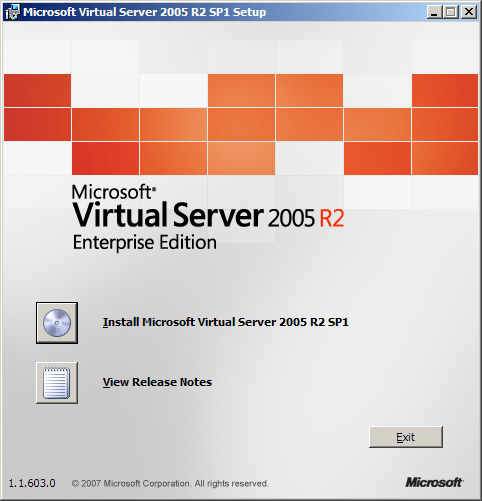 Virtual Server 2005 R2 Enterprise Edition