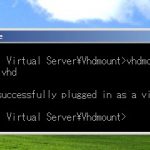 VHDファイルをWindows XPでマウントして使う