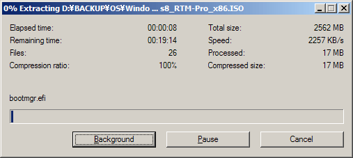Windows 8 RTM USB Install