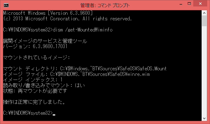 cmd-dism-getmountedinfo-mounted