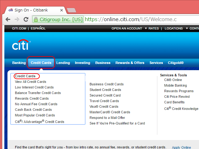 Costco Citibank Visa Account Registration