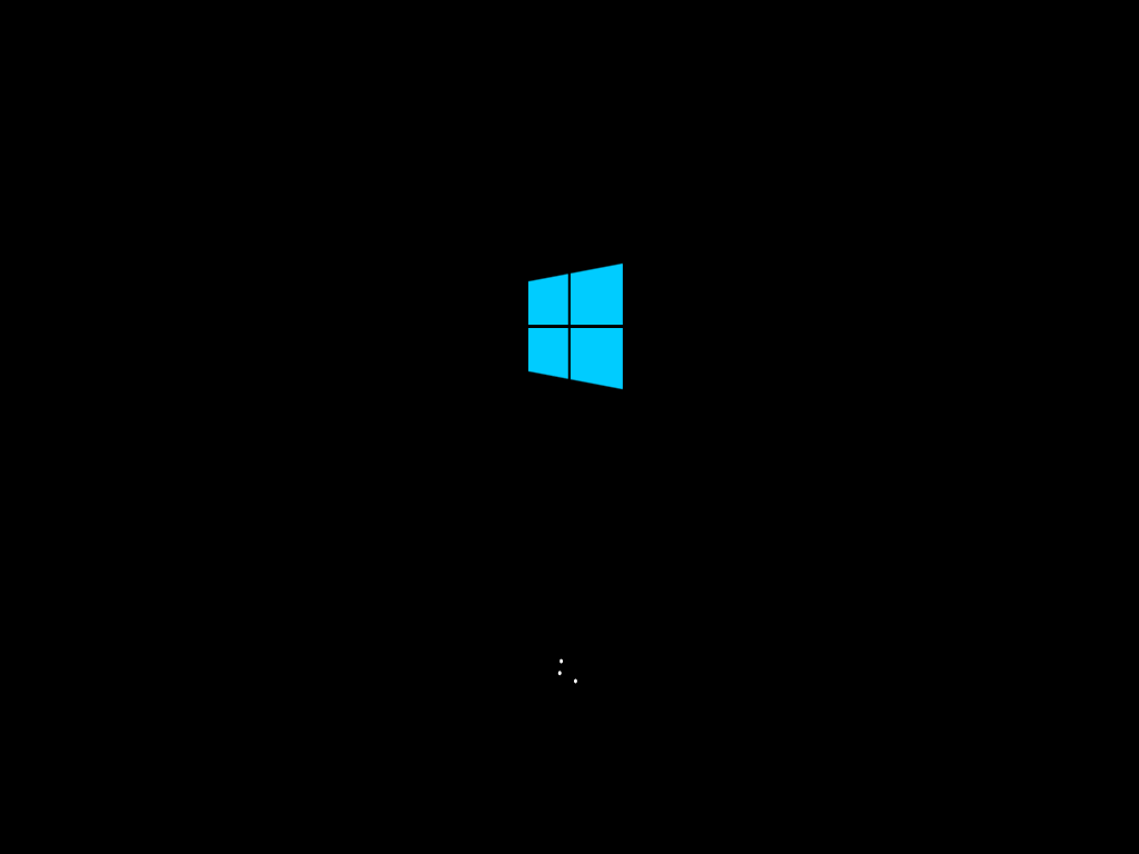 Windows 10 - 12 - 起動中ロゴ